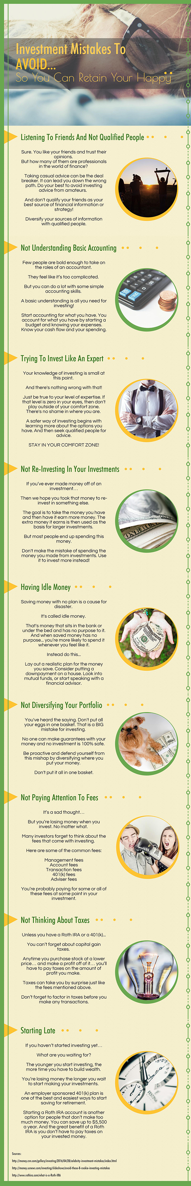 Investment Mistakes To Avoid-Infographic